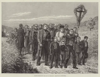 Procession de prière pour la pluie en Allemagne